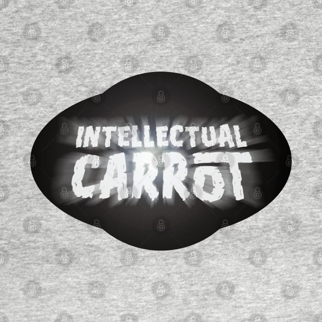 Intellectual Carrot From Another World (B&W) by ATBPublishing